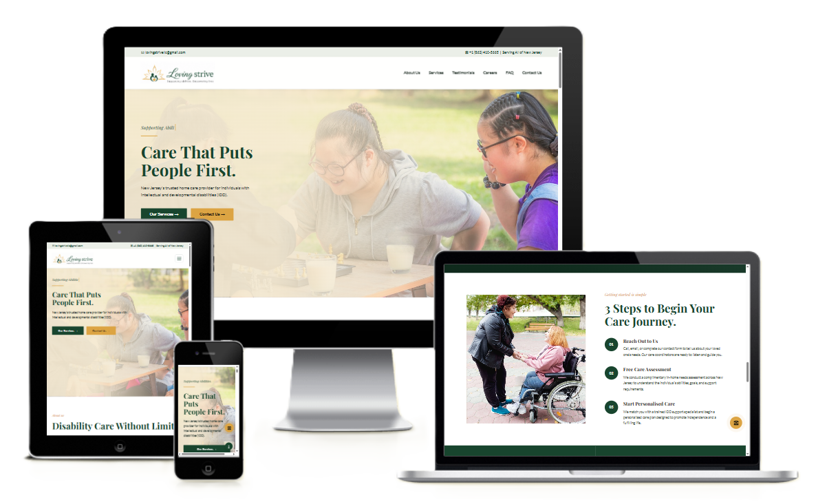 Loving Strive LLC website